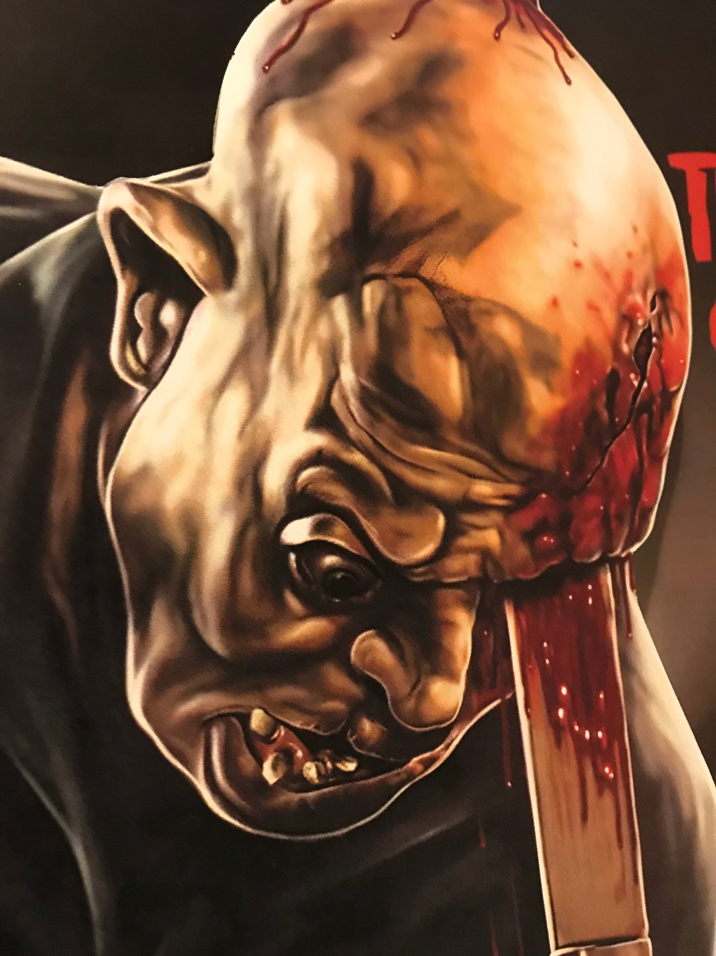 Friday the 13th 4 - Machete Head (11x14)