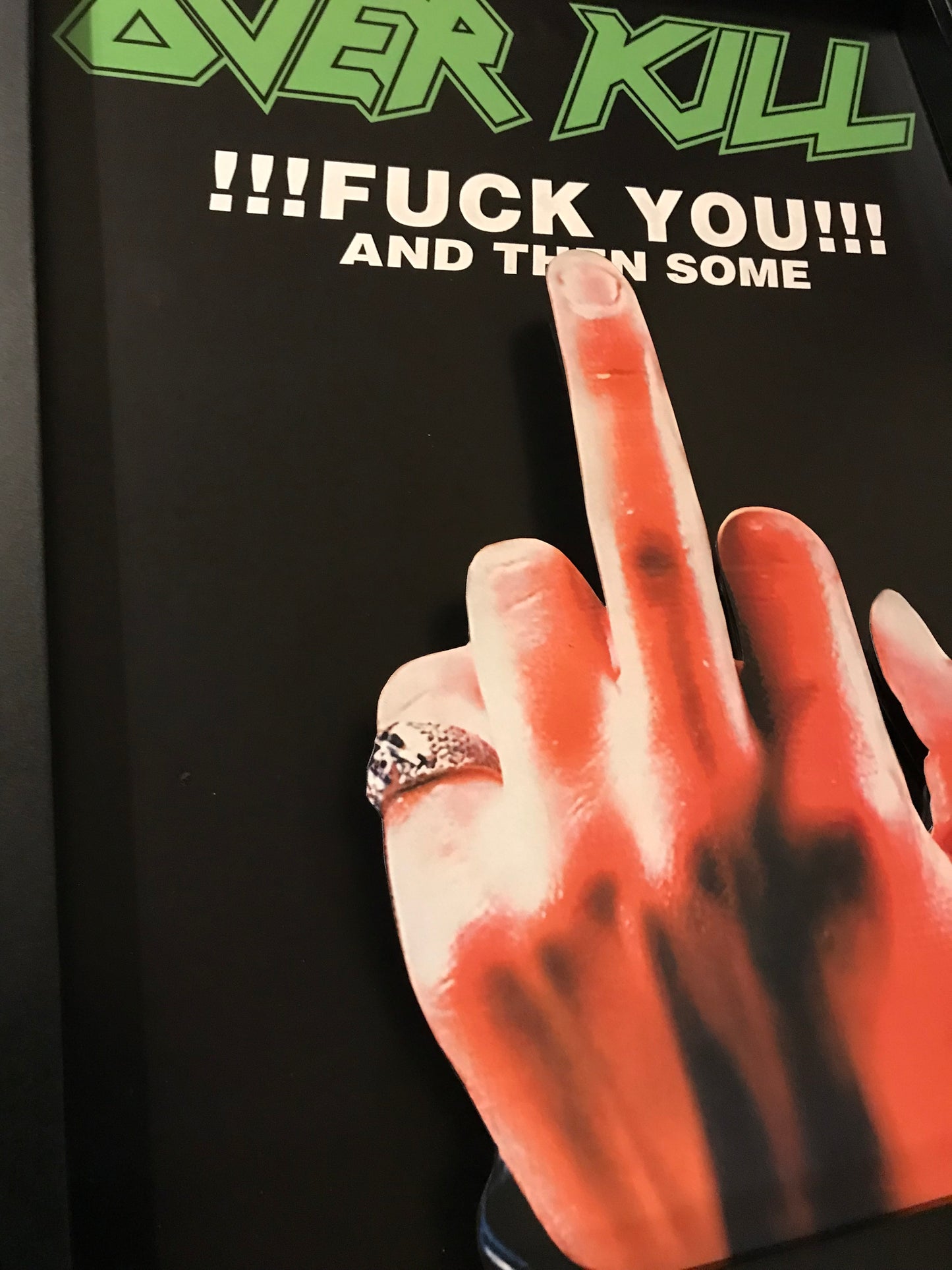 Overkill - F—- You! (11x14)