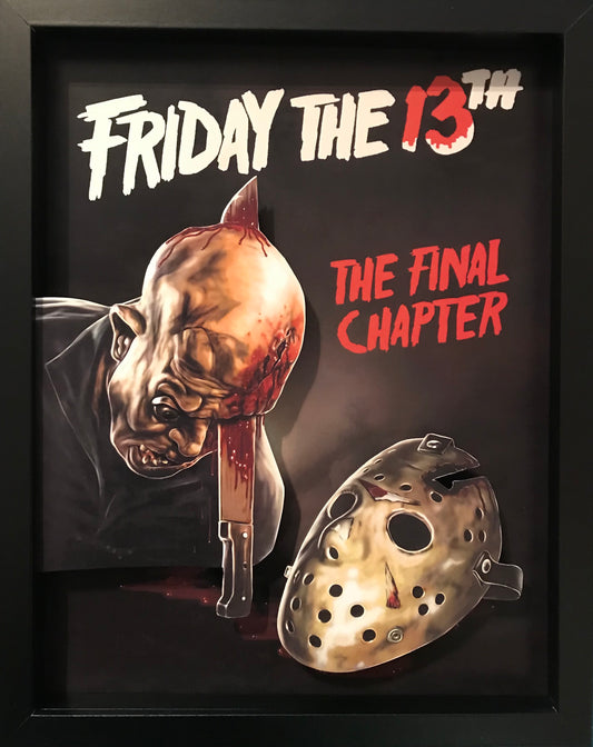 Friday the 13th - Part 4 - Machete Head (11x14)