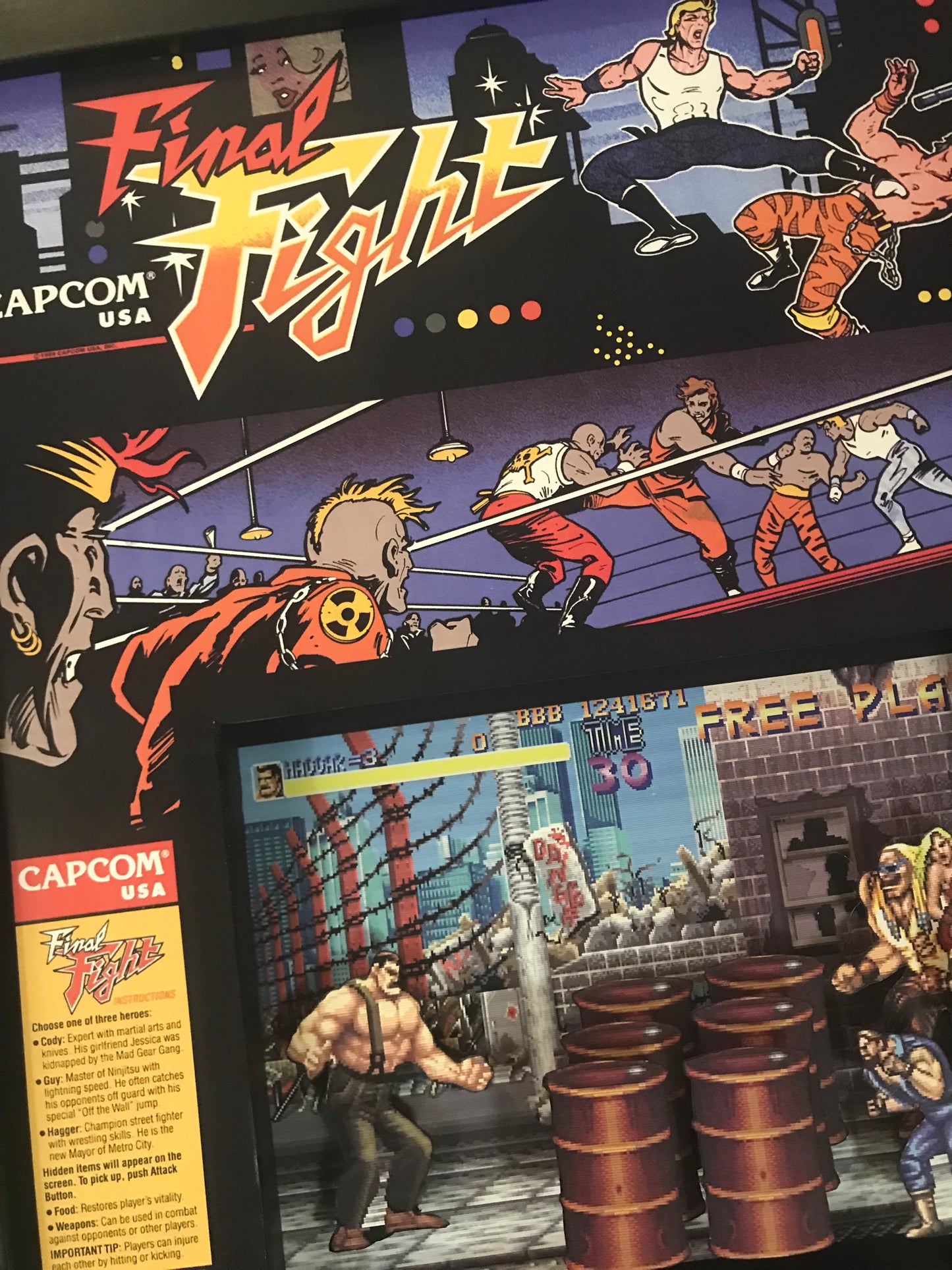 Final Fight Arcade Deluxe (11x14)