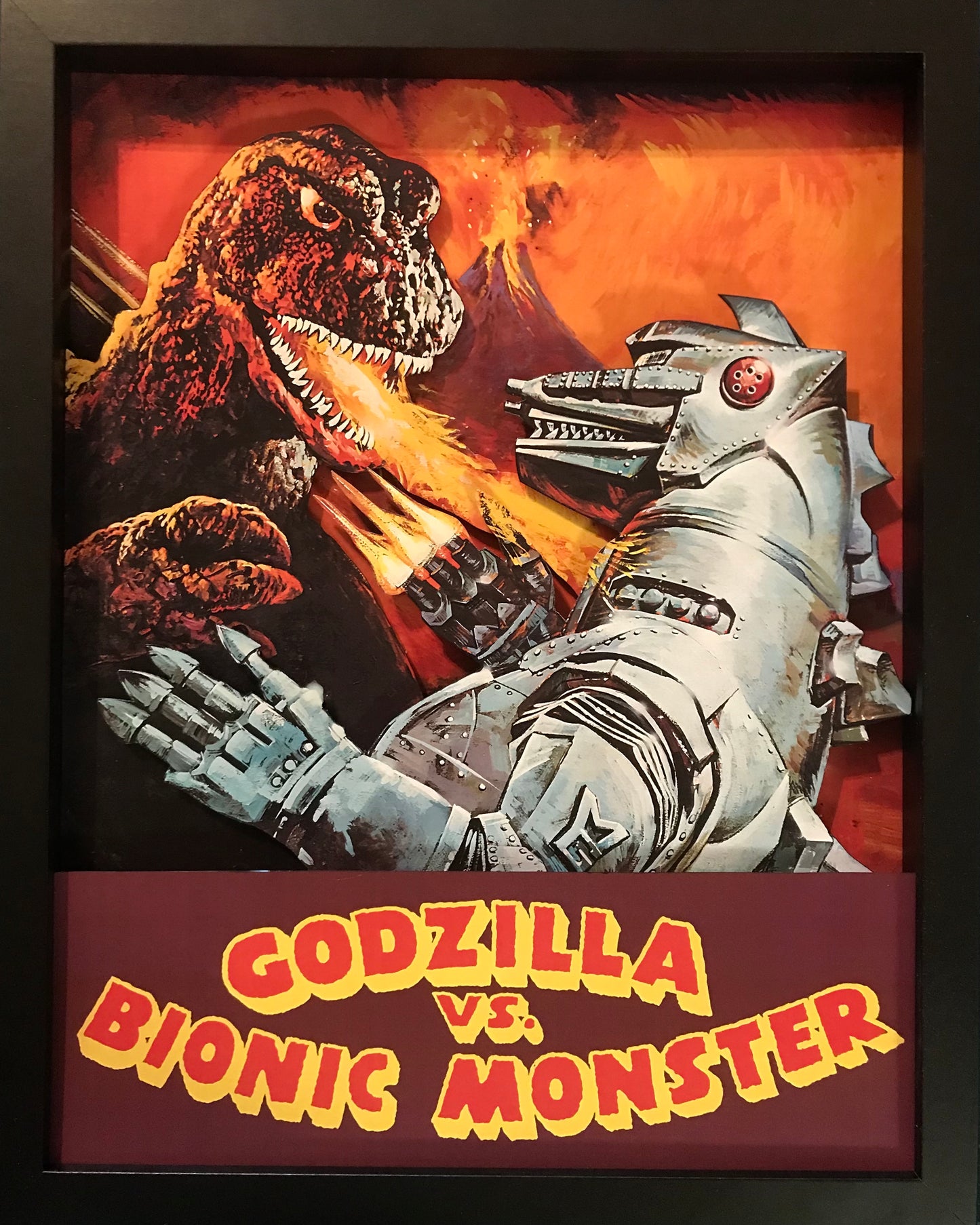 Godzilla vs Bionic Monster (11x14)