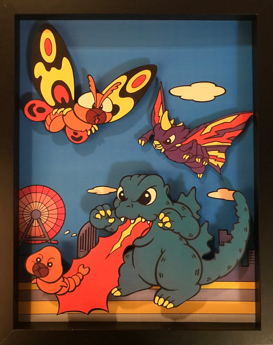 Godzilla Kawaii (11x14)