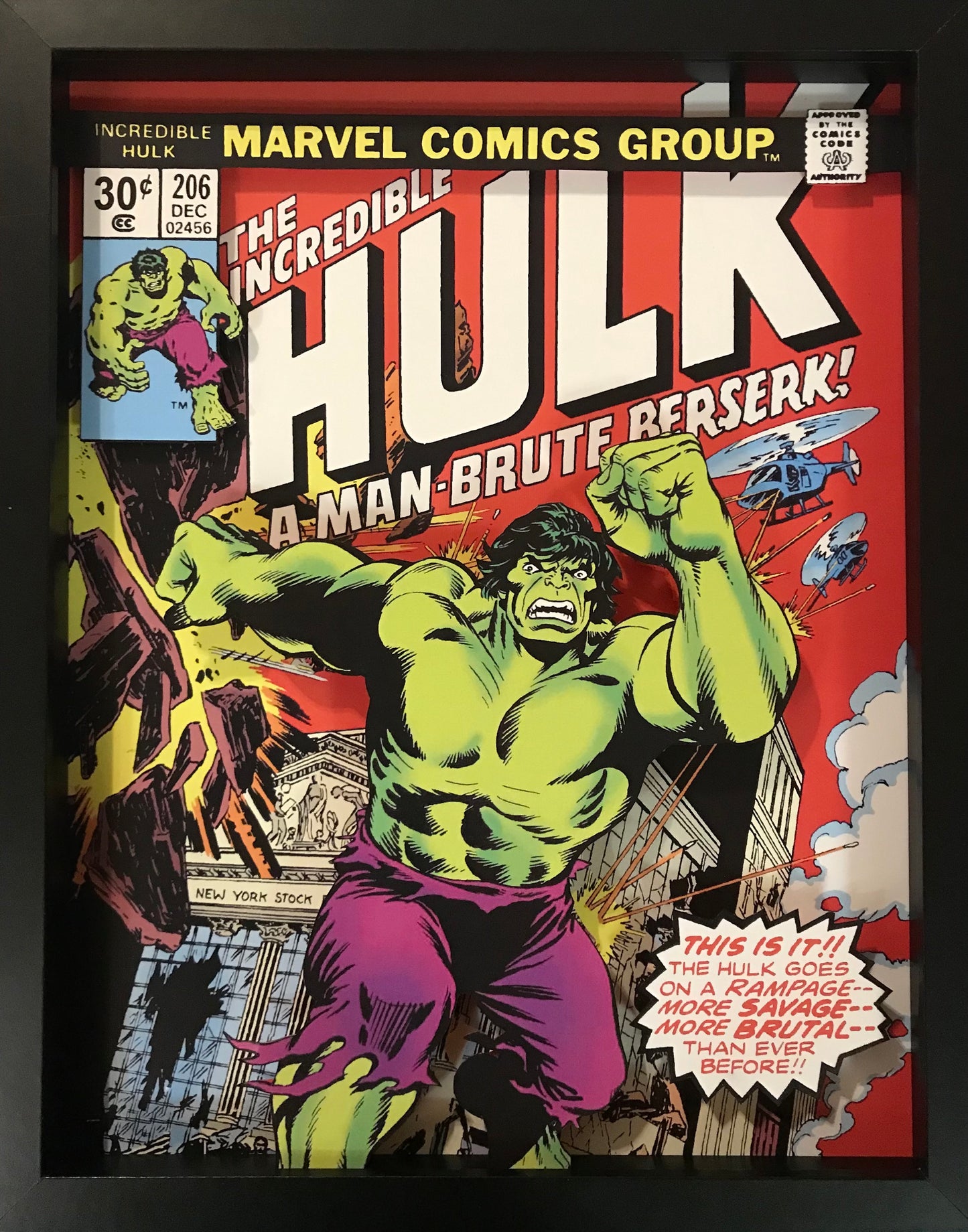 Incredible Hulk #206 (11x14)