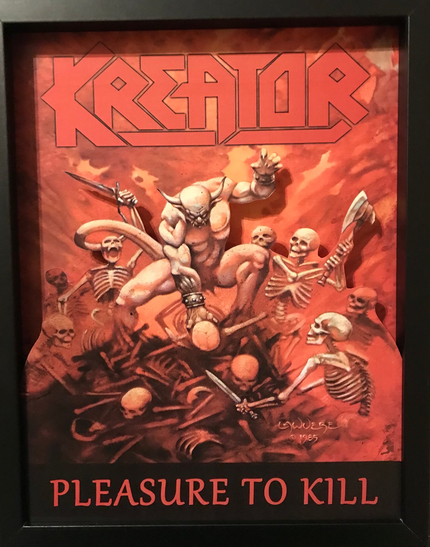 Kreator - Pleasure to Kill (11x14)