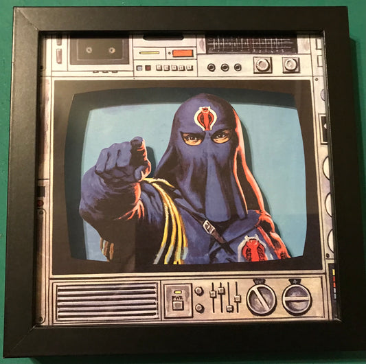 GI Joe Cobra Commander TV (8x8)