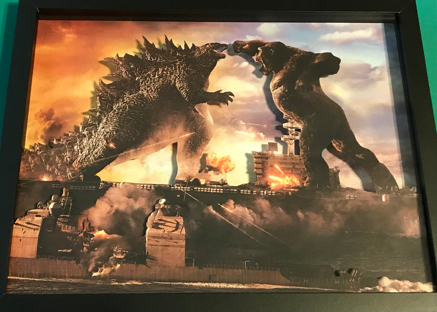 Godzilla vs Kong Ship (11x14)