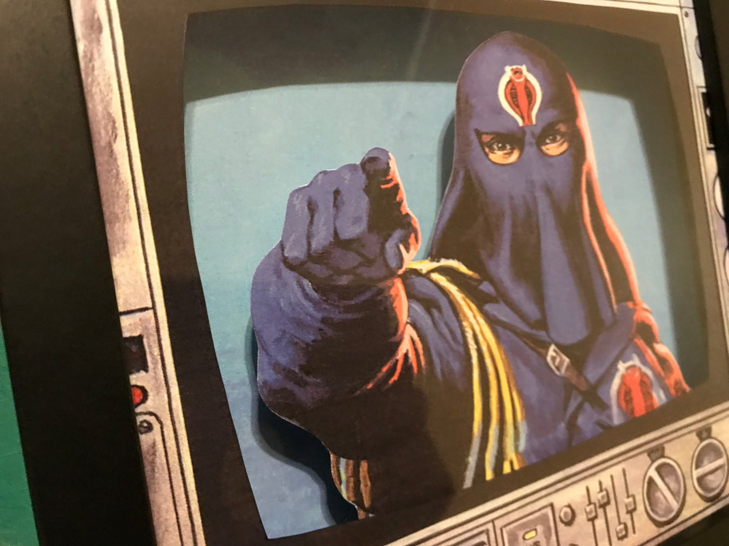 GI Joe Cobra Commander TV (8x8)